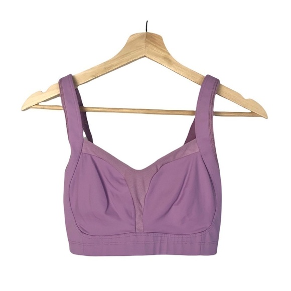 Lululemon Light Purple TaTa Tamer Clasp Back Sports Bra 32B - Picture 1 of 5
